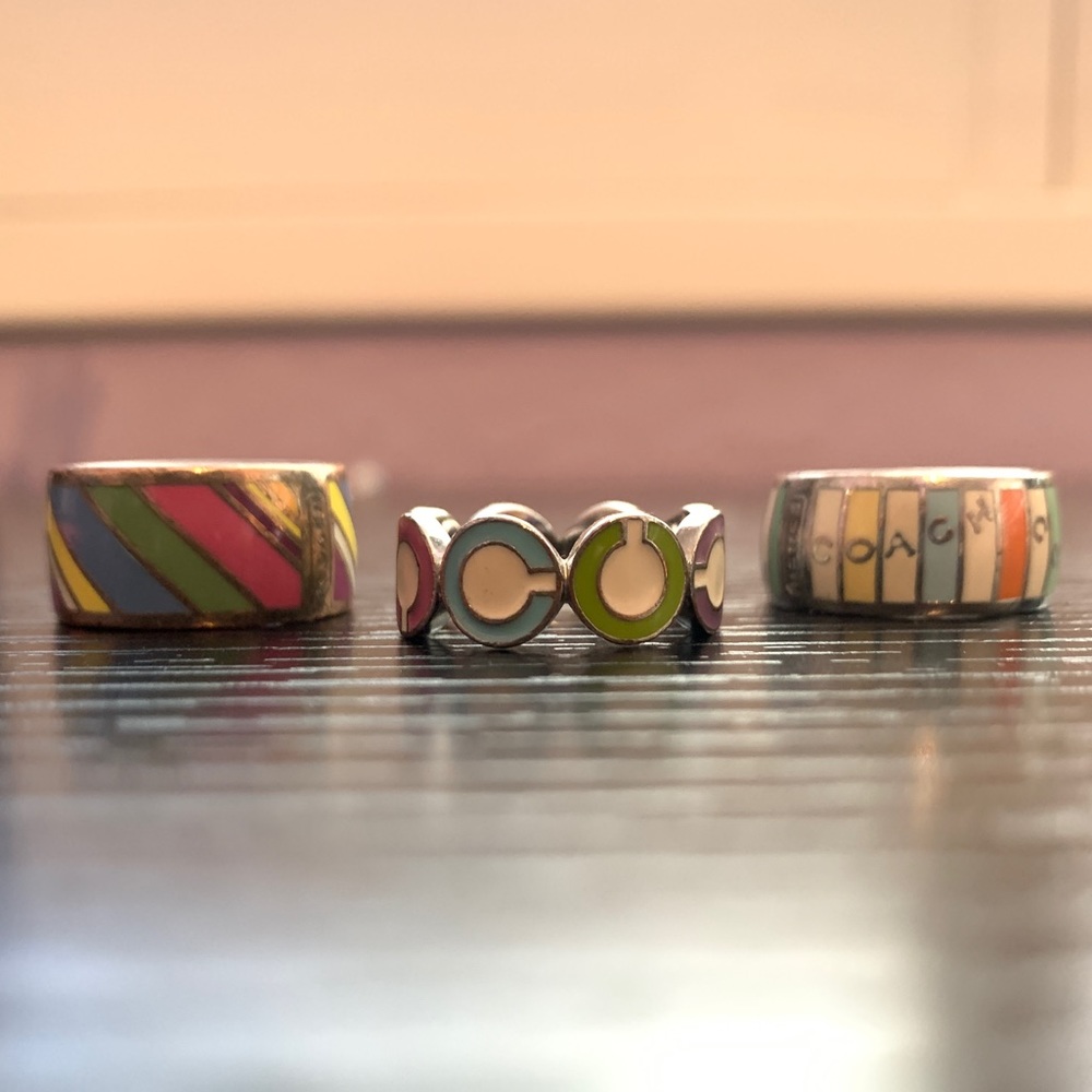 colorful coach rings